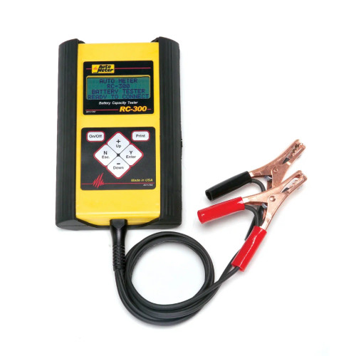 Auto Meter RC-300 Technician Grade Intelligent Handheld SLA and Standby Battery Tester for 6V & 12 Applications
