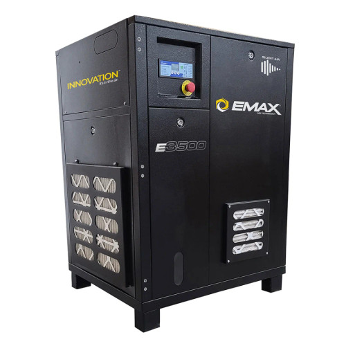 EMAX 10HP 3PH Industrial Rotary Screw Compressor-Cabinet Only