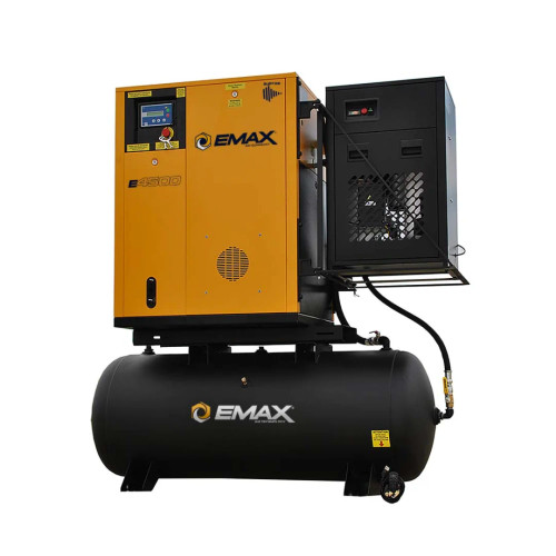EMAX 20HP 3PH Rotary screw Package -VSD (tank and dryer included)