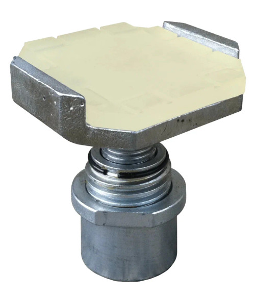 Challenger Lifts B2270 Square Rubber Style Double Screw Foot Pad Assembly