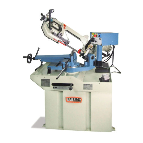 Baileigh BS-260M Dual-Mitering Gear-Driven Bandsaw, 1Ph 220V