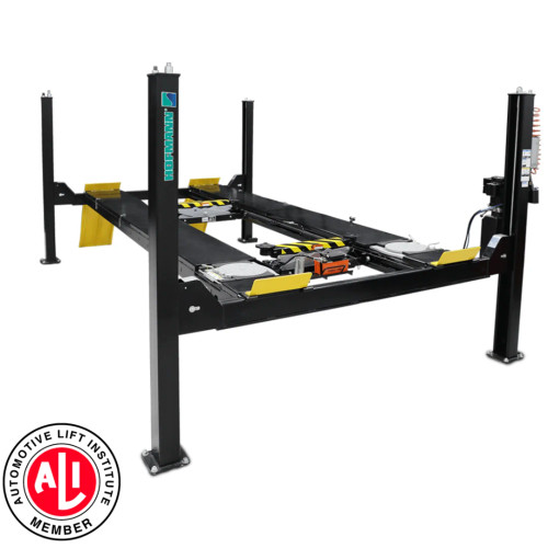 Hofmann EELR728APKG 12k 4-Post Alignment Lift. Includes Rolling Jacks (2), Turntables, Rollback Paddle Kit