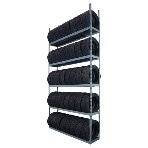 Storage Rack For Passenger & Light Truck Tires Of 5 Levels