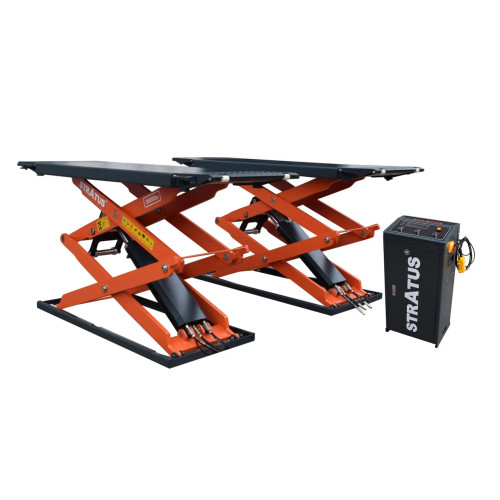 Stratus SAE-UT9000 Commercial Grade On-Ground or In-Ground Mount Low Profile Full Rise Scissor Lift