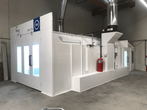 RGI Delta Side Down Draft Spray Booth